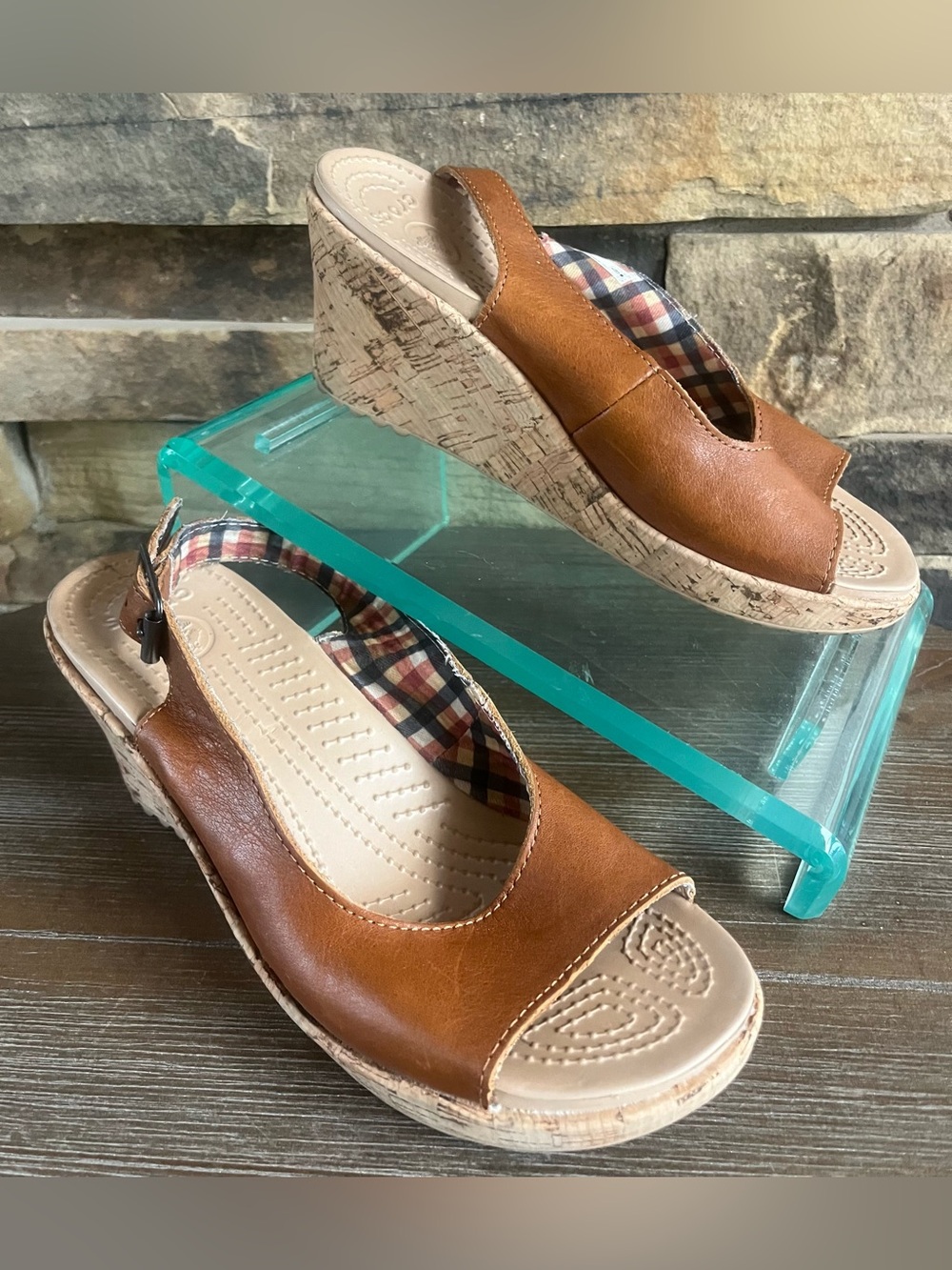 Crocs Cork Wedges Sandals